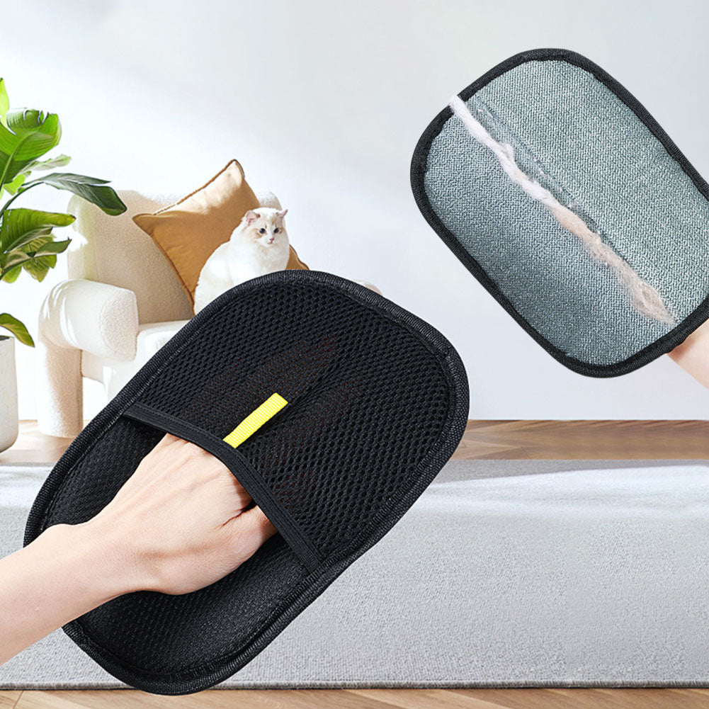 Pet Hair Remover Mitt - Deshedding Grooming Glove for Dogs and Cats